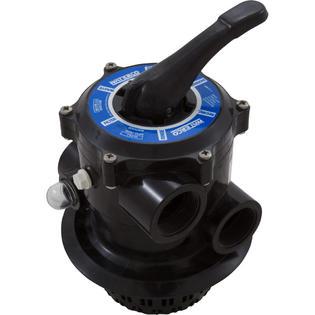 Multiport Valve, Top Mount, 1-1/2"fpt, Clamp-On, 6 Pos