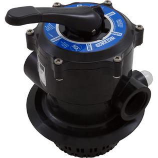 Multiport Valve, Top Mount, 1-1/2"fpt, Clamp-On, 6 Pos