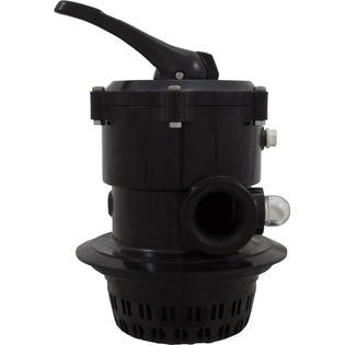 Multiport Valve, Top Mount, 1-1/2"fpt, Clamp-On, 6 Pos