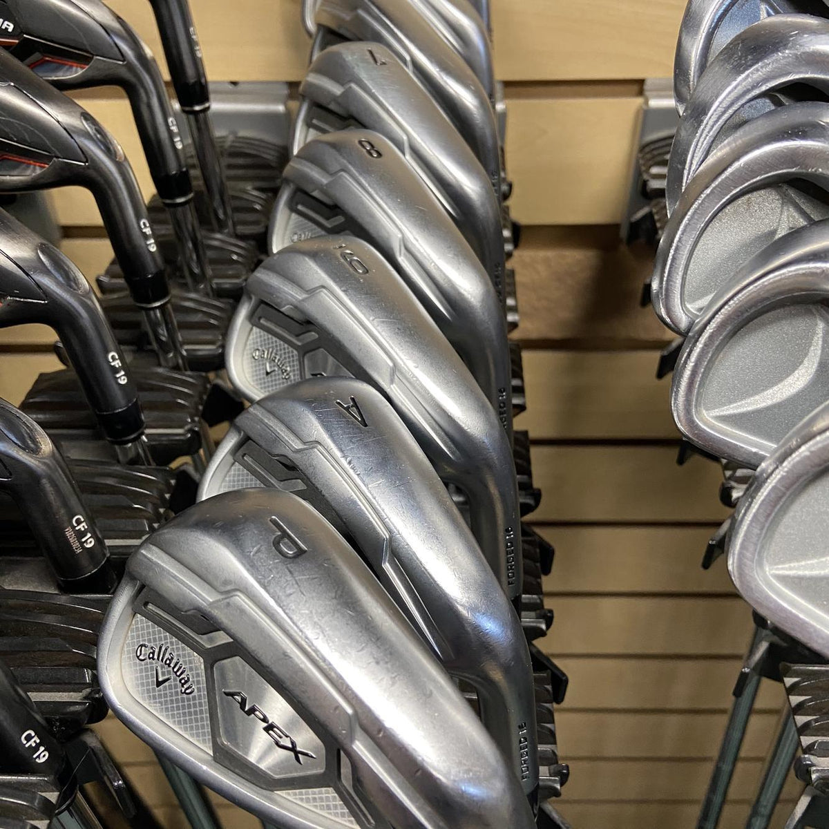 Men's Right Handed Apex Forged Stiff Flex Graphite Shaft Iron Set
