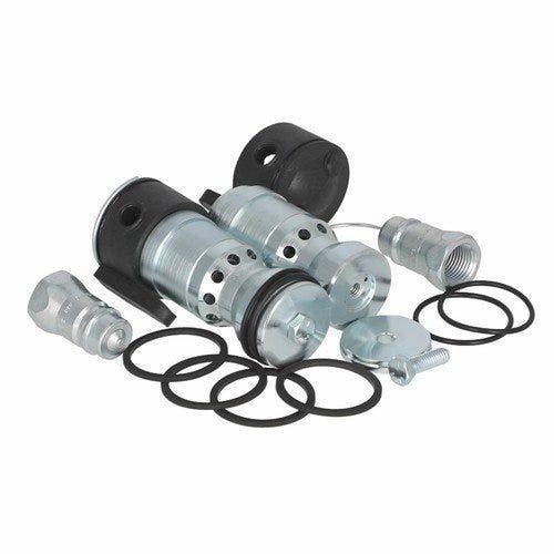 Hydraulic Coupler Conversion Kit with 1/2" Male Coupler Tips Compatible with Int