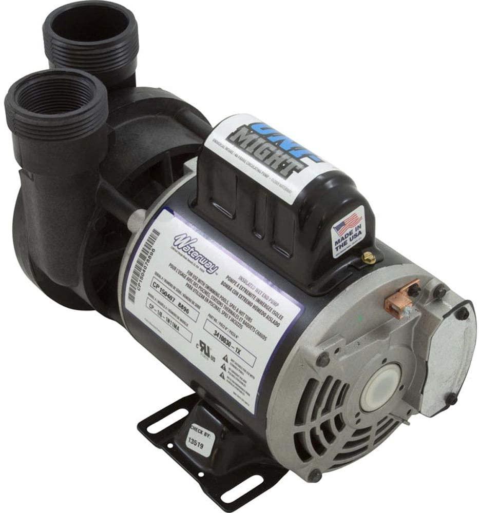 Waterway Plastics 806105324375 3410030-1X Circ WW Uni-Might 1/8hp 115V 1.3amp 50/60Hz 48Fr OEM Pump