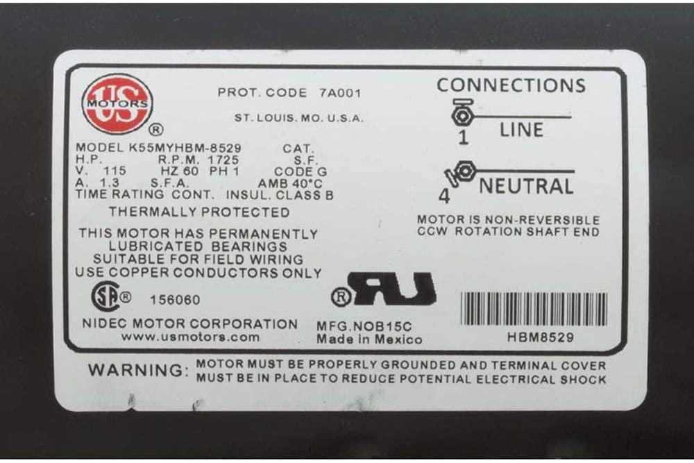 Waterway Plastics 806105324375 3410030-1X Circ WW Uni-Might 1/8hp 115V 1.3amp 50/60Hz 48Fr OEM Pump