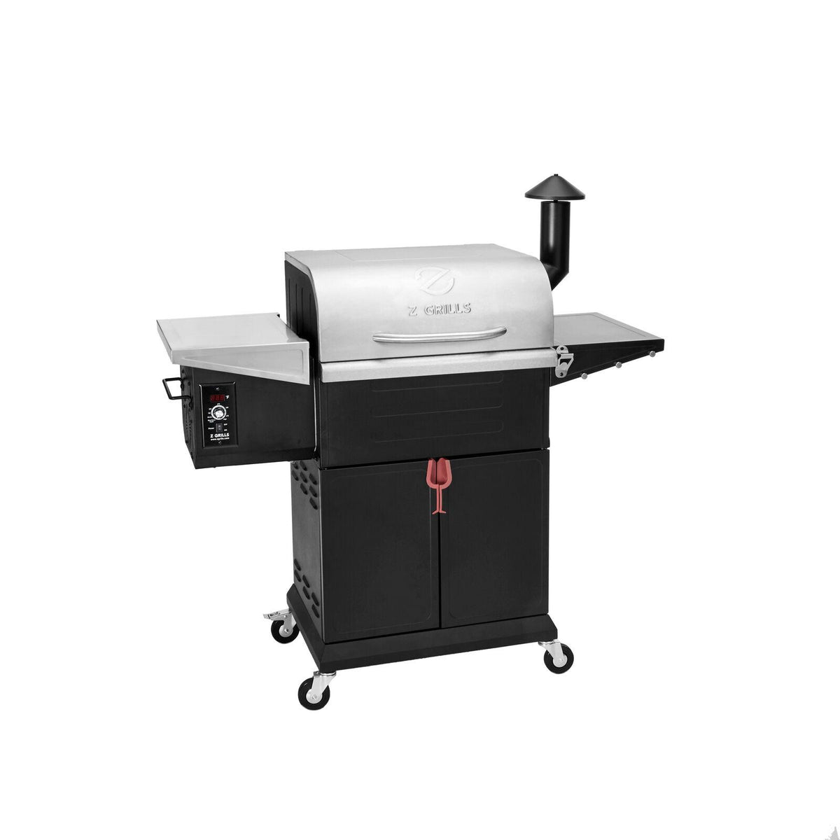 Z GRILLS ZPG-L600E 8 in 1 BBQ Wood Pellet Grill Smoker with Digital Temp Control
