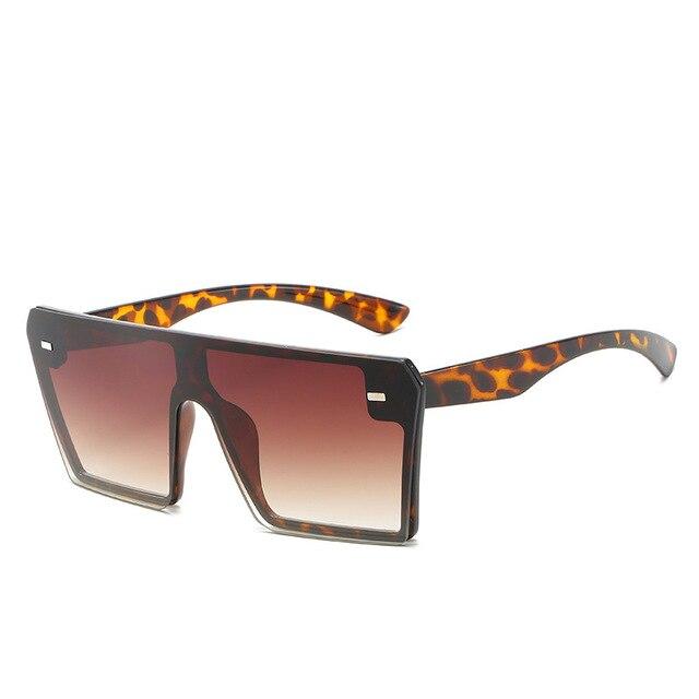 Top Fashion Women Oversize Square Gradient UV400 Sunglasses