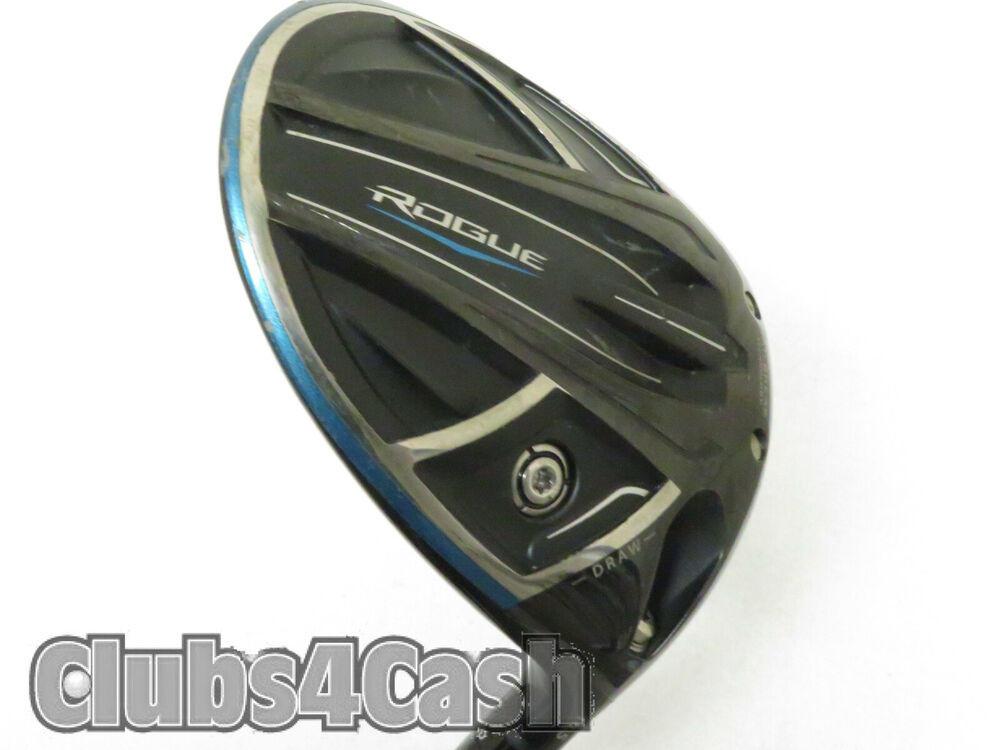 Callaway Rogue Draw Driver 10.5* Even Flow 6.0-S 85G Stiff Flex NO Cover