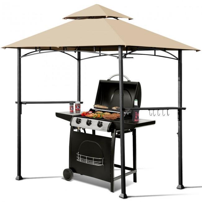 8 x 5 Outdoor Patio Barbecue Grill Gazebo