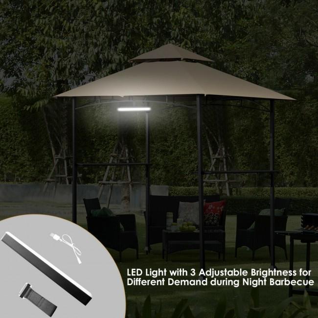 8 x 5 Outdoor Patio Barbecue Grill Gazebo
