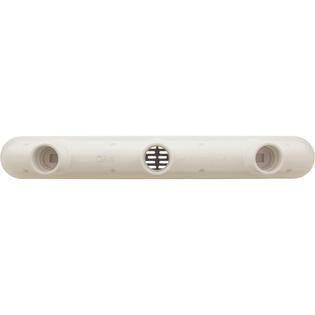 Channel Drain, Aquastar, 32", Flat Grate, For Concrete, White
