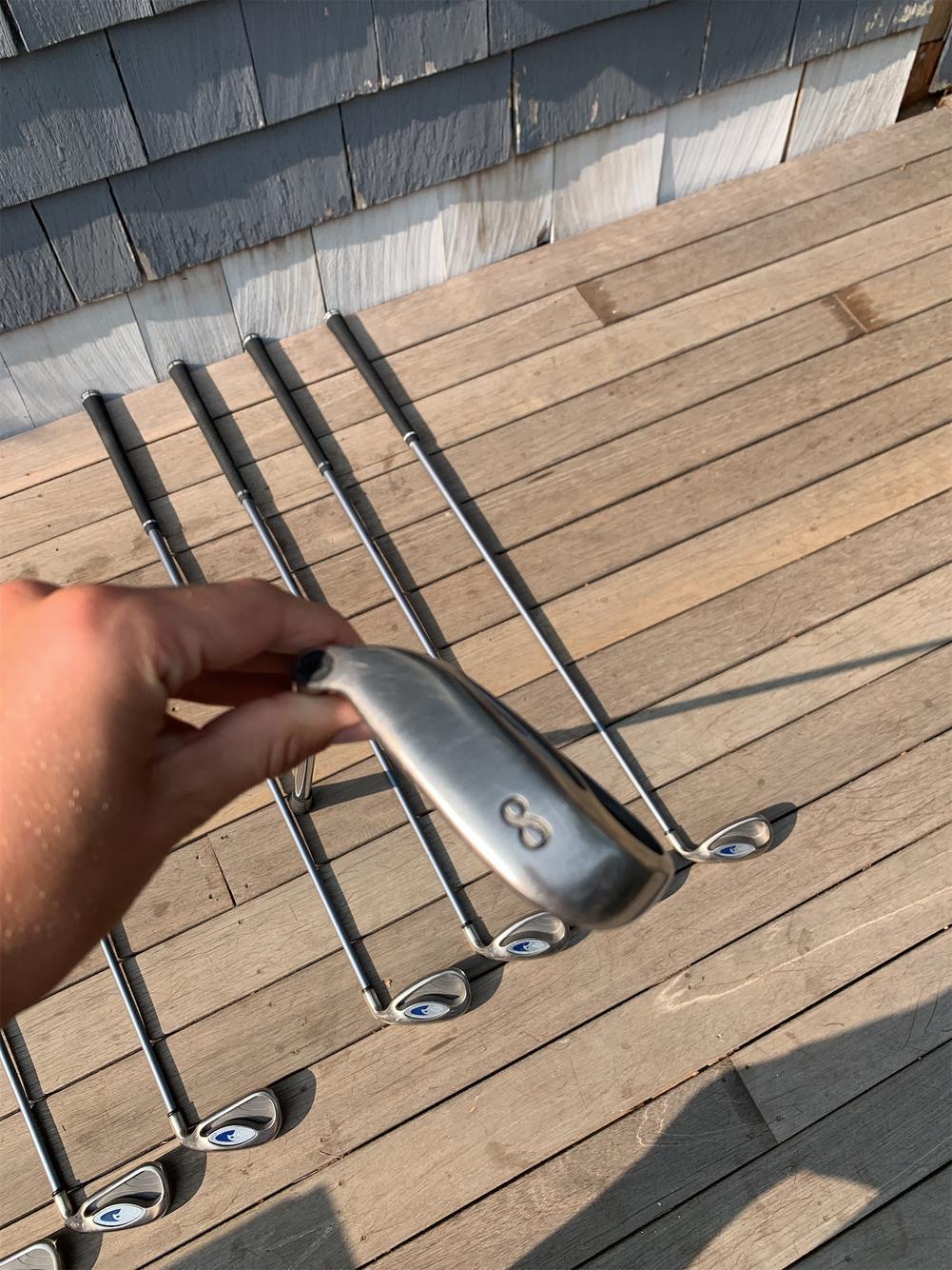 Men's Right Handed Halkwye 2 Stiff Flex Graphite Shaft Iron Set