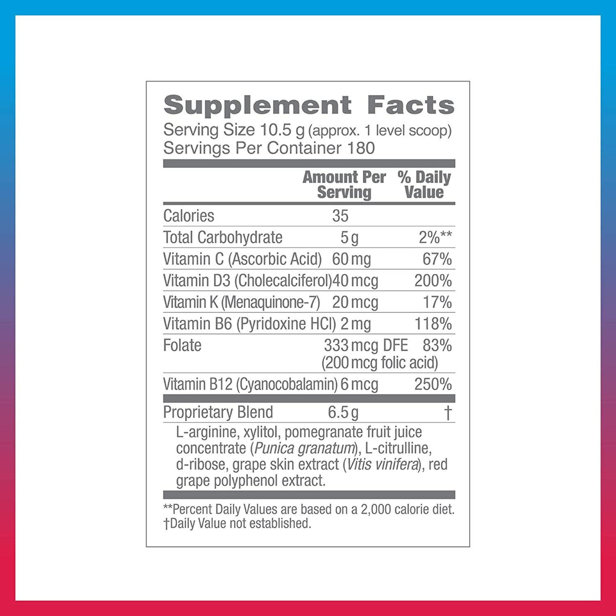 Synergy ProArgi-9 Plus L-Arginine Complexer Dietary Supplement - Mixed Berry Jumbo - 66.7 Oz