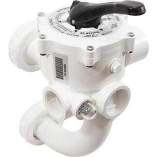 Multiport Valve, Pent DE, Side Mount, 1-1/2", w/Plumb, 6 Pos
