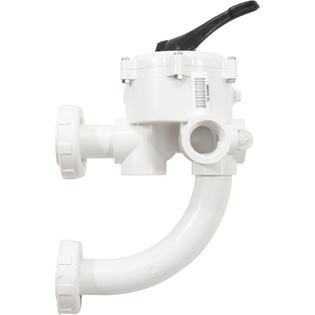 Multiport Valve, Pent DE, Side Mount, 1-1/2", w/Plumb, 6 Pos