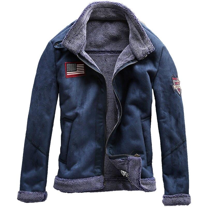 2021 Men Coat Winter Thicken Warm Men Fleece Jacket