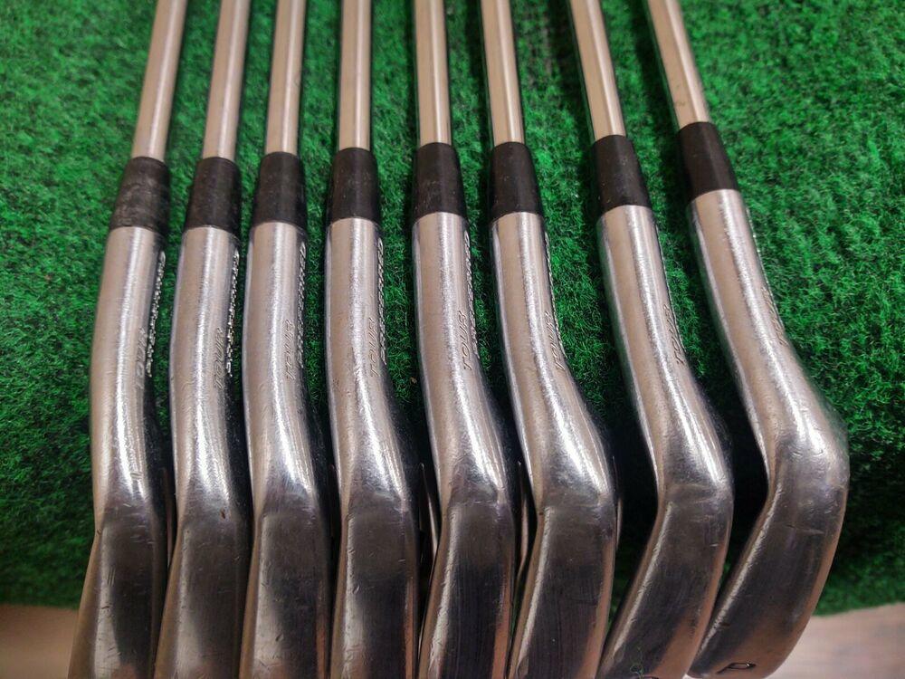 Taylormade 2011 TP MC Forged Golf Iron Set 3-PW Stiff Flex KBS Steel Shaft