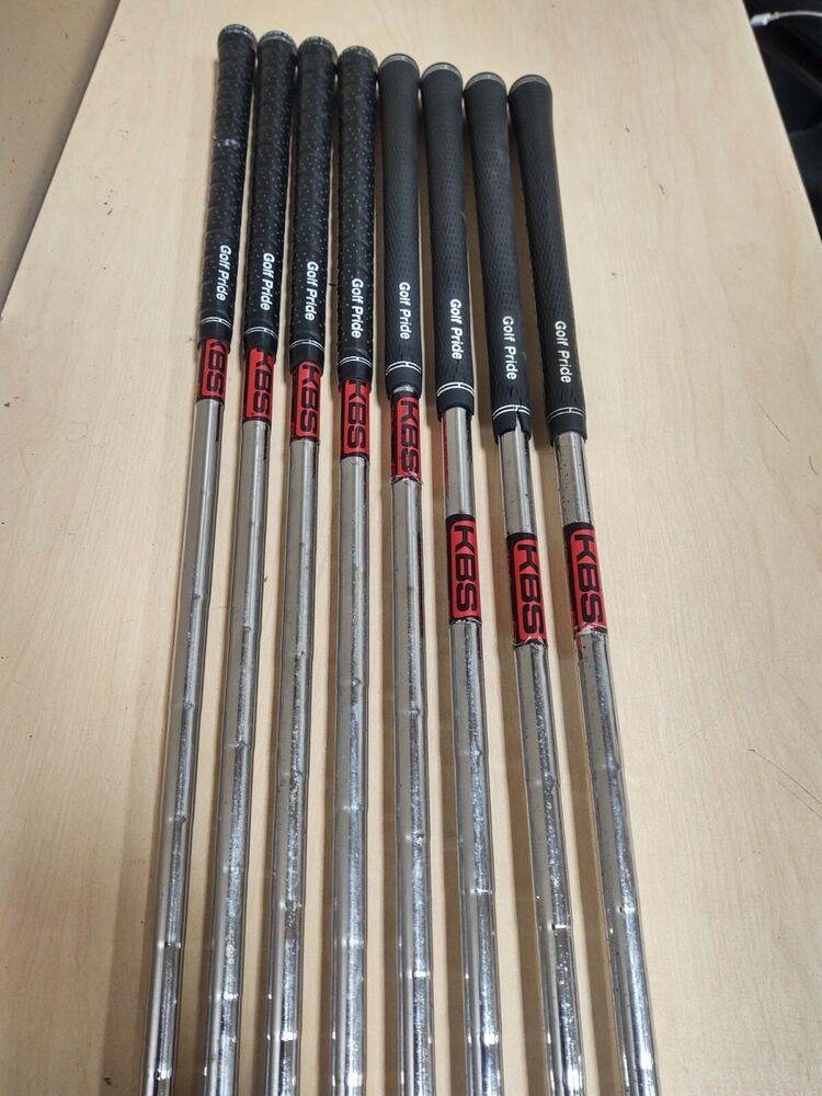 Taylormade 2011 TP MC Forged Golf Iron Set 3-PW Stiff Flex KBS Steel Shaft