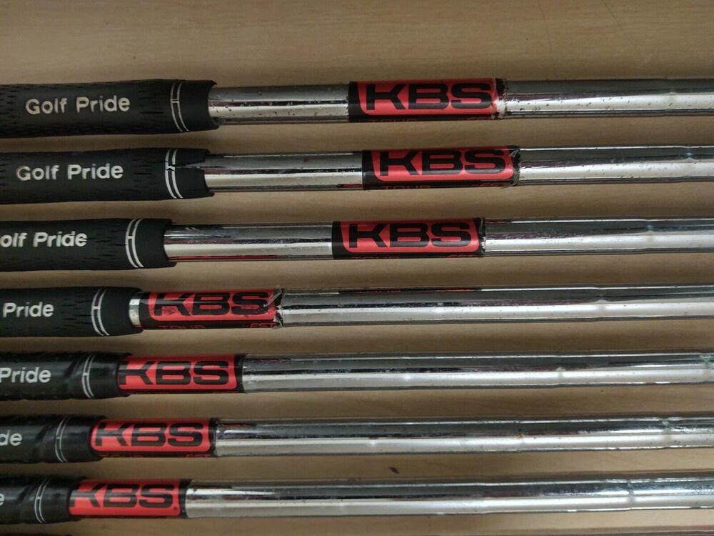 Taylormade 2011 TP MC Forged Golf Iron Set 3-PW Stiff Flex KBS Steel Shaft
