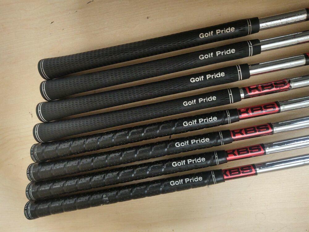 Taylormade 2011 TP MC Forged Golf Iron Set 3-PW Stiff Flex KBS Steel Shaft