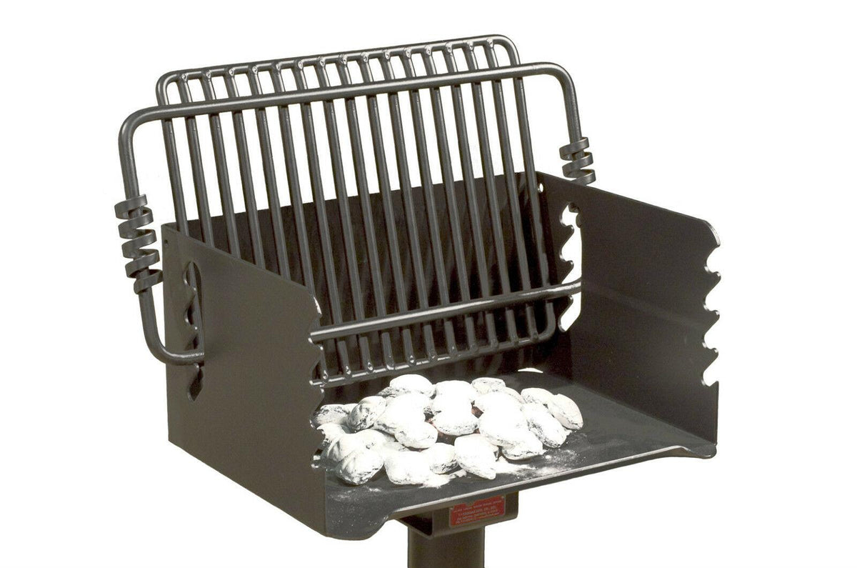 Park Style Charcoal BBQ Grill, all steel, Model Q-20 B2 from Pilot Rock