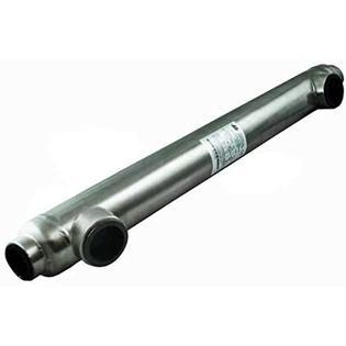 WiseWater 85 kBtu Stainless Steel Pool Heat Exchanger 316L Same Side Ports 1" and 3/4" FPT