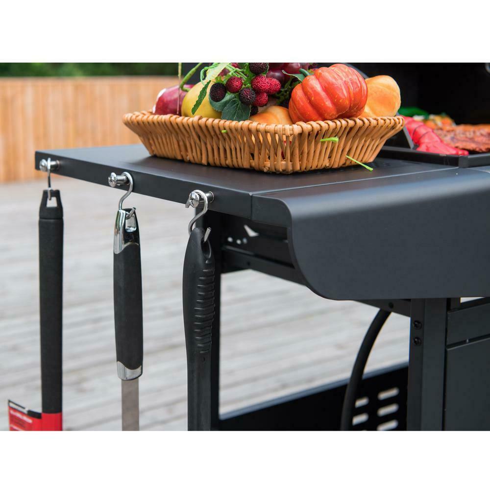 3-Burner Propane Gas and Charcoal Combo Grill