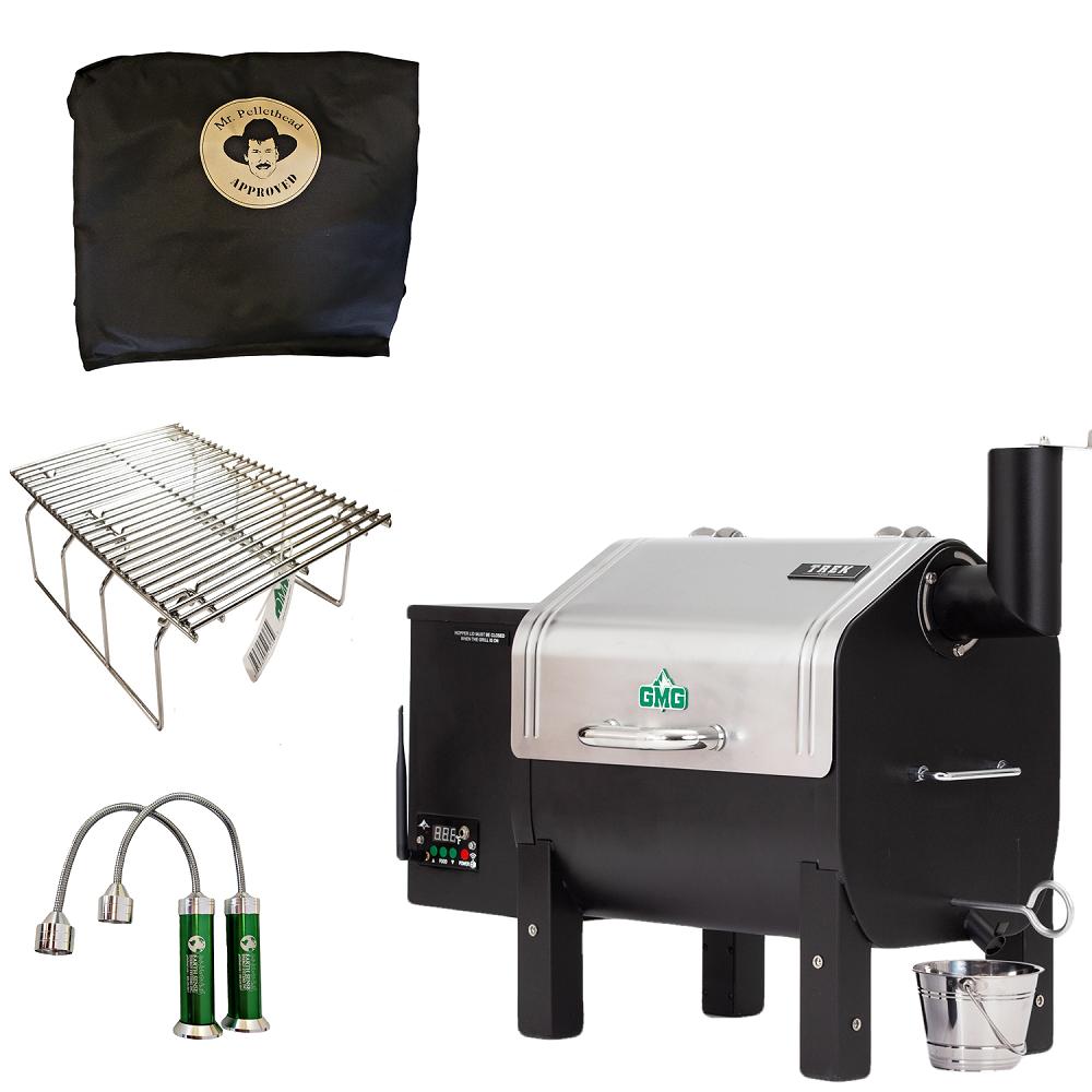 Green Mountain Grills GMG TREK WiFi Pellet Barbecue Grill Package Deal - Newest