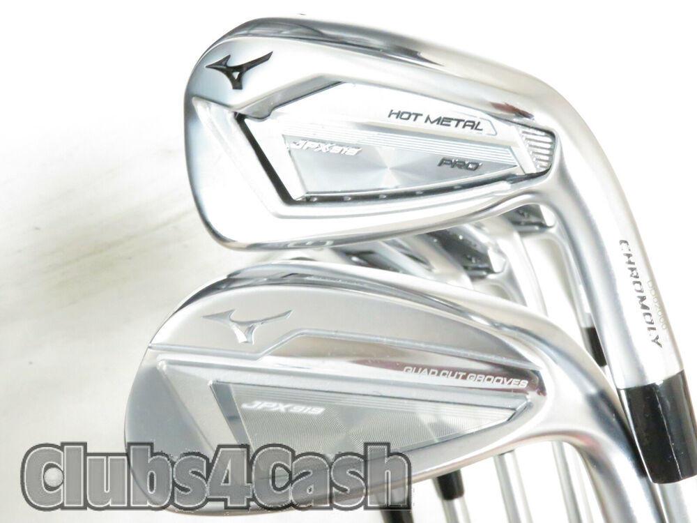 MIZUNO JPX 919 Hot Metal Pro Irons KBS C-Taper Lite 110 Stiff Flex 4-Gw DISPLAY