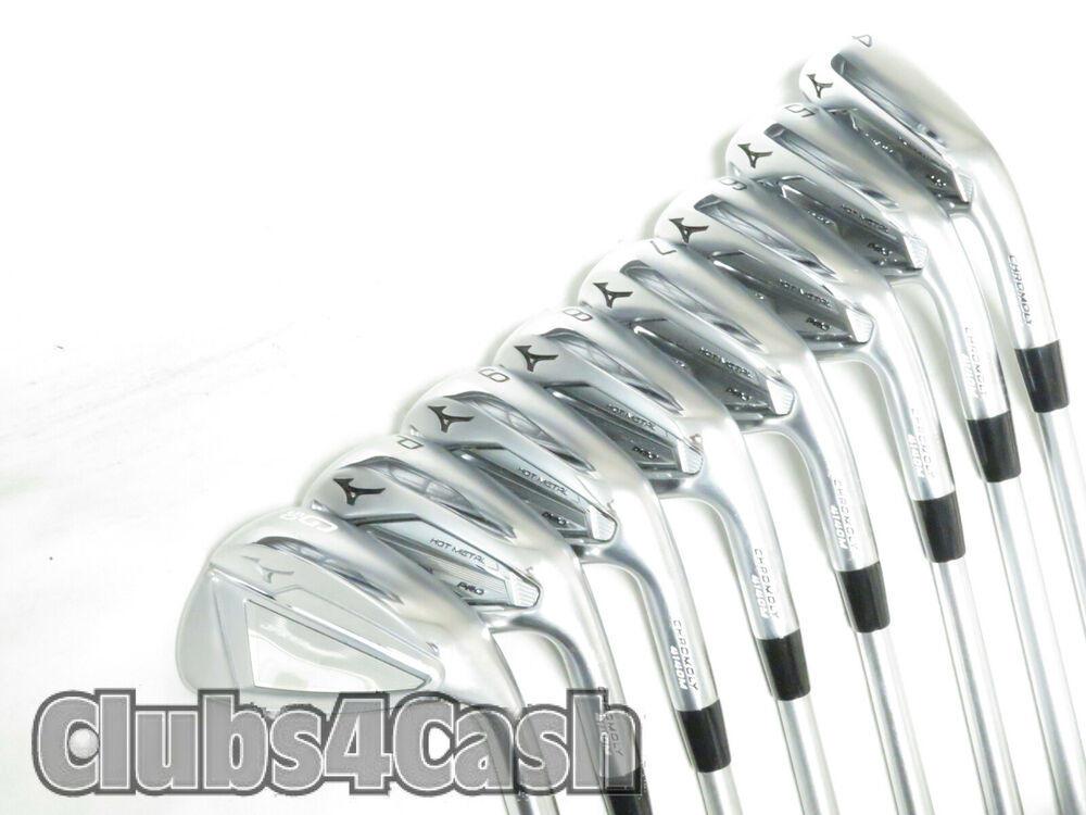 MIZUNO JPX 919 Hot Metal Pro Irons KBS C-Taper Lite 110 Stiff Flex 4-Gw DISPLAY