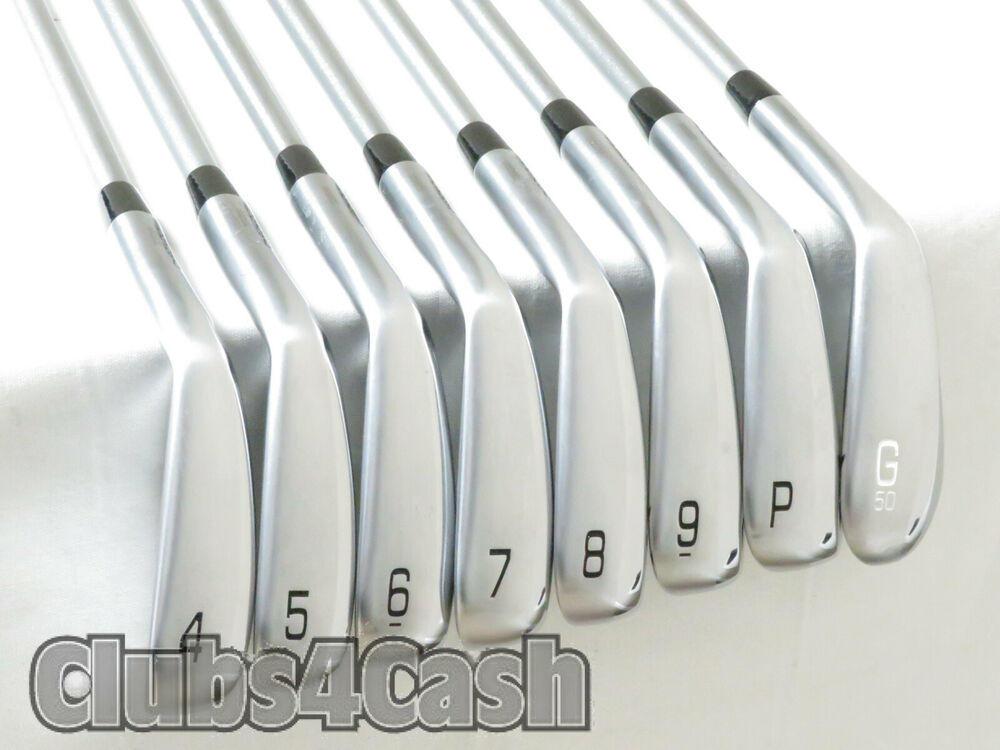 MIZUNO JPX 919 Hot Metal Pro Irons KBS C-Taper Lite 110 Stiff Flex 4-Gw DISPLAY