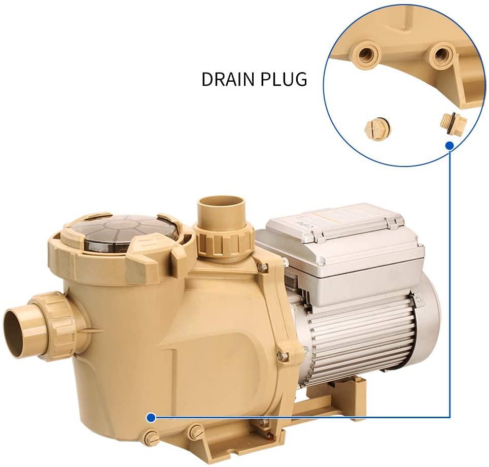 CIPU 1.5HP Variable Speed Inground Pool Pump 230V High Performance Intelligent Control for Swimming Pools All-Weather Water Clean Filter Pump System Replacement ETL Certificated, CSPPV711