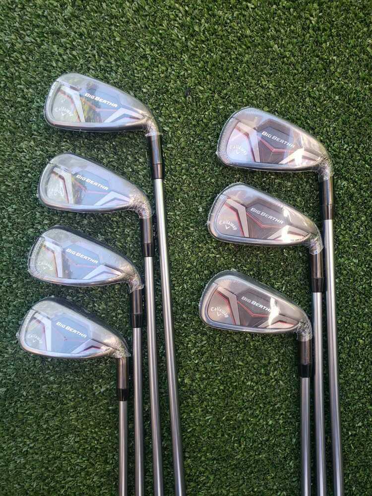 Callaway Big Bertha CF19 4-PW Iron Set, RH, Matrix Ozik Program F15 85 Stiff-NEW