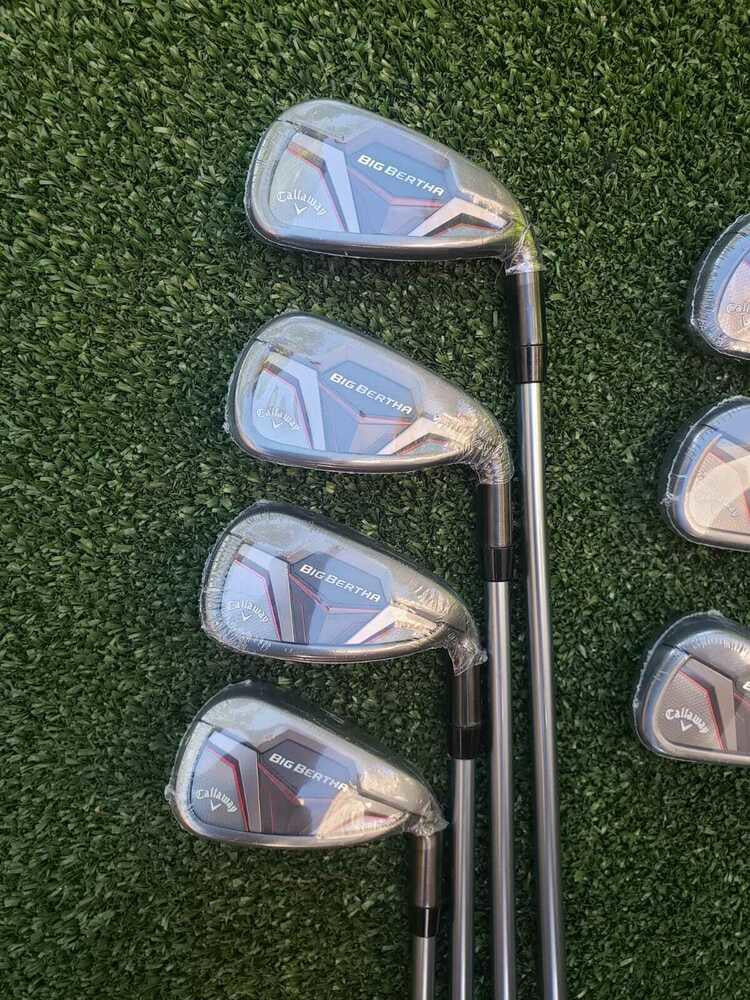 Callaway Big Bertha CF19 4-PW Iron Set, RH, Matrix Ozik Program F15 85 Stiff-NEW