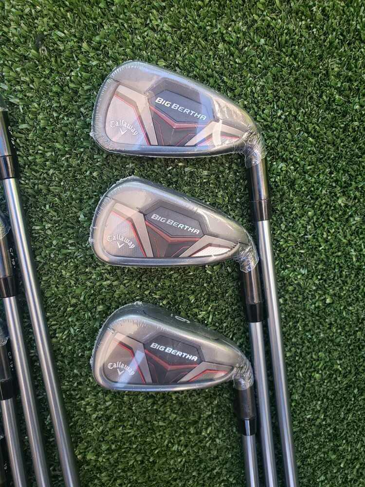 Callaway Big Bertha CF19 4-PW Iron Set, RH, Matrix Ozik Program F15 85 Stiff-NEW