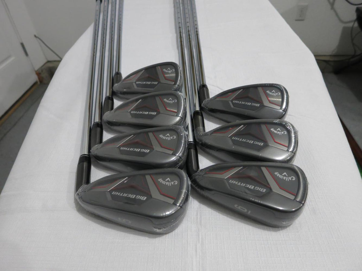 Callaway 2019 Big Bertha 19 Iron Set - 5-PW, AW - KBS Regular Flex Steel - NEW