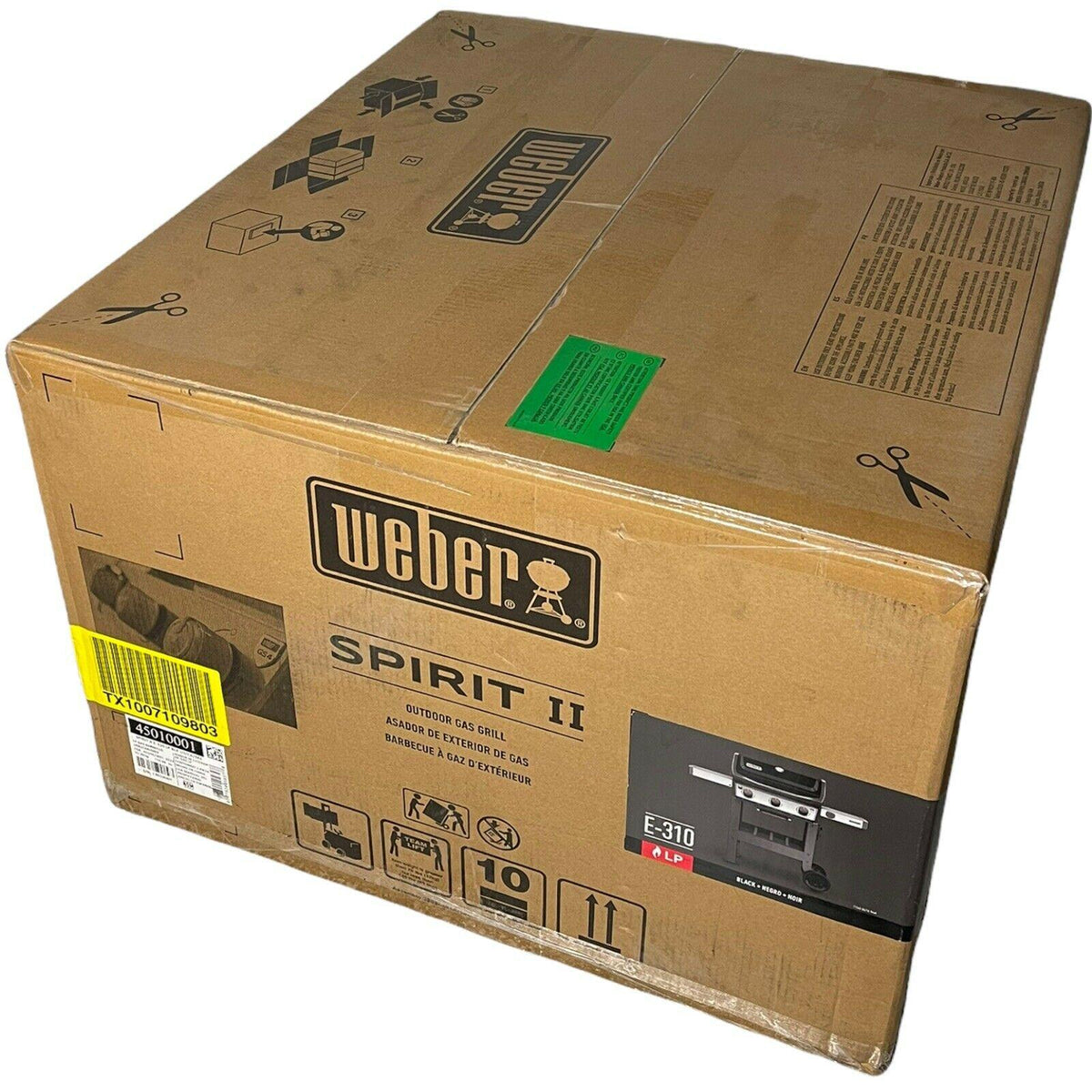 Weber Spirit II E-310 3-Burner Liquid Propane Grill - Black