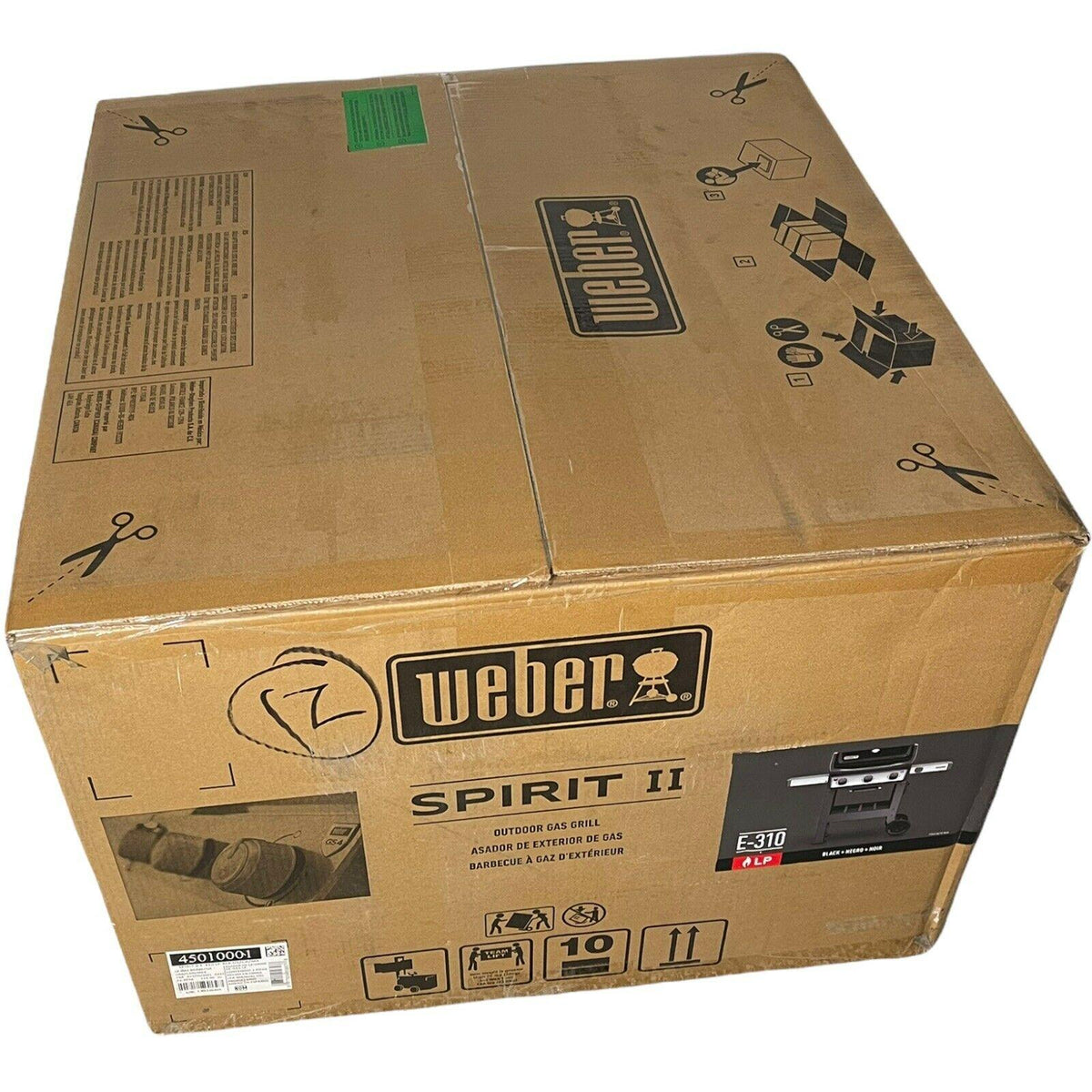 Weber Spirit II E-310 3-Burner Liquid Propane Grill - Black