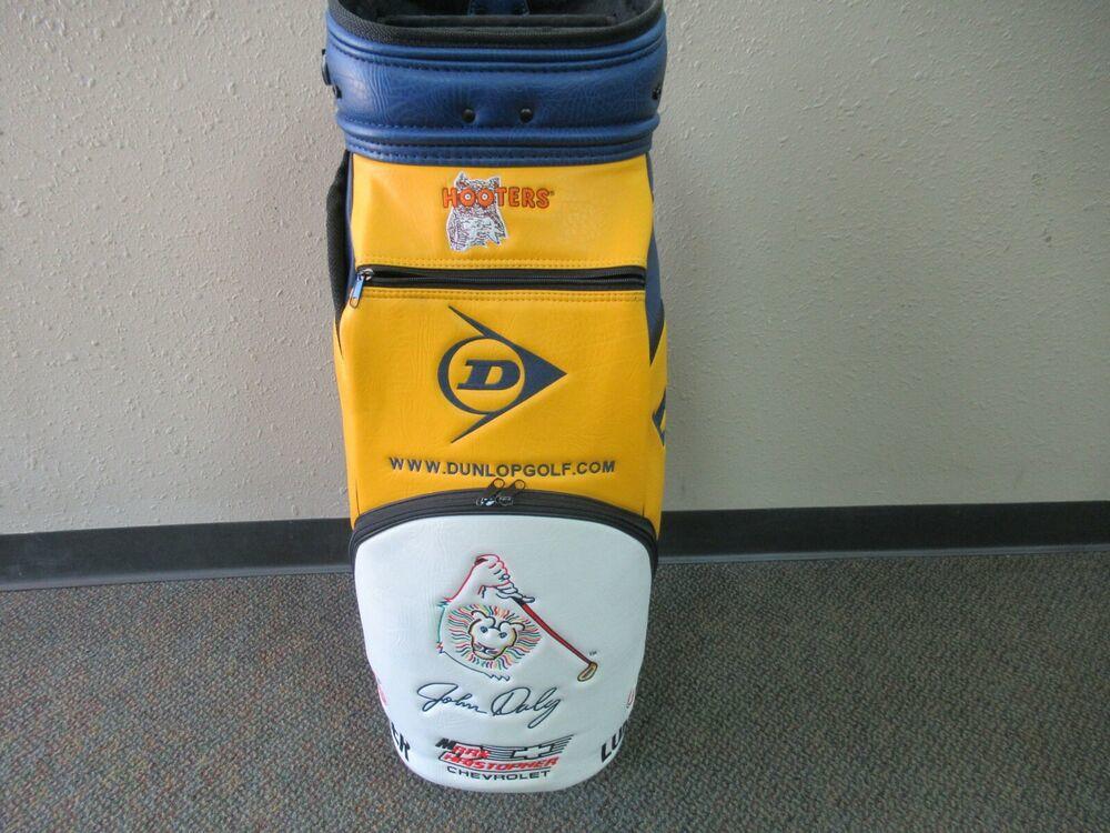 NICE JOHN DALY REDNECK TOUR STAFF BAG DUNLOP HOOTERS BAG VERY RARE