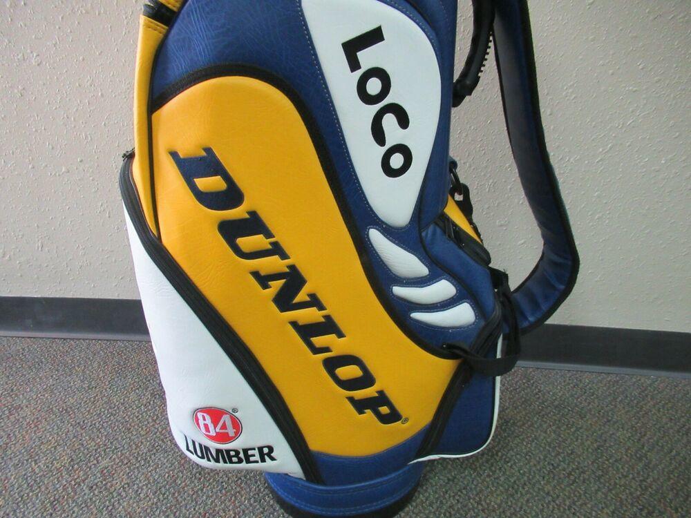 NICE JOHN DALY REDNECK TOUR STAFF BAG DUNLOP HOOTERS BAG VERY RARE