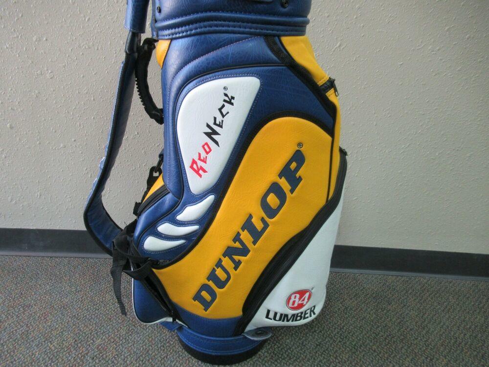 NICE JOHN DALY REDNECK TOUR STAFF BAG DUNLOP HOOTERS BAG VERY RARE