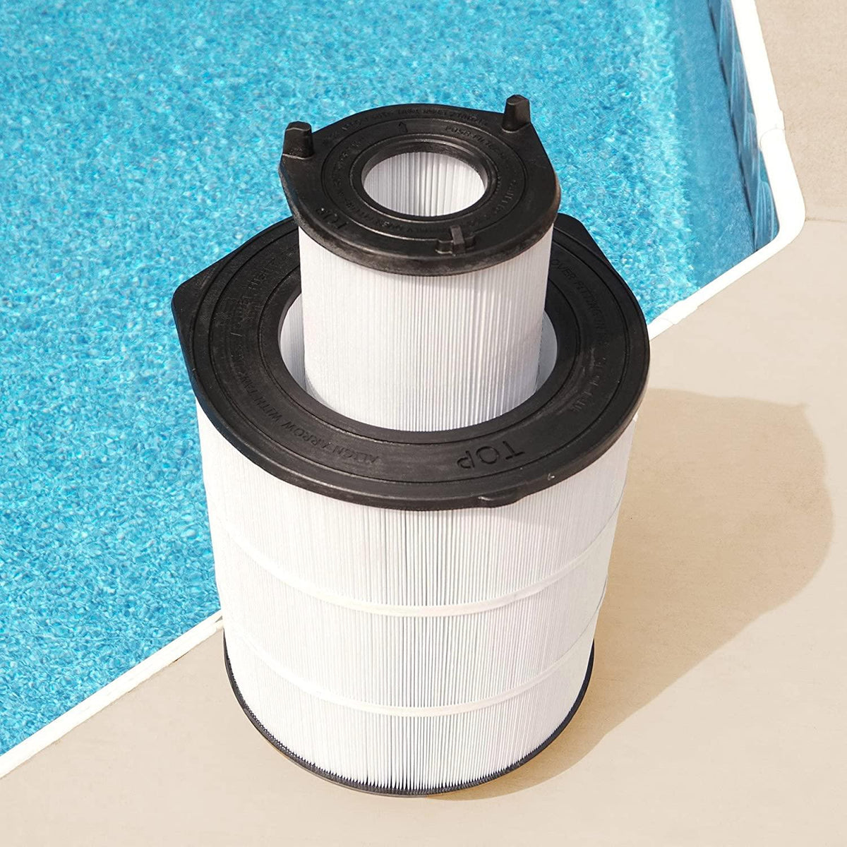 Guardian Pool Filter Fit: Sta-Rite 25021-0200S & 25022-0201S System 3 S7M120 Set Swimming Cartridge pentair 2 Filters Inner and Outer
