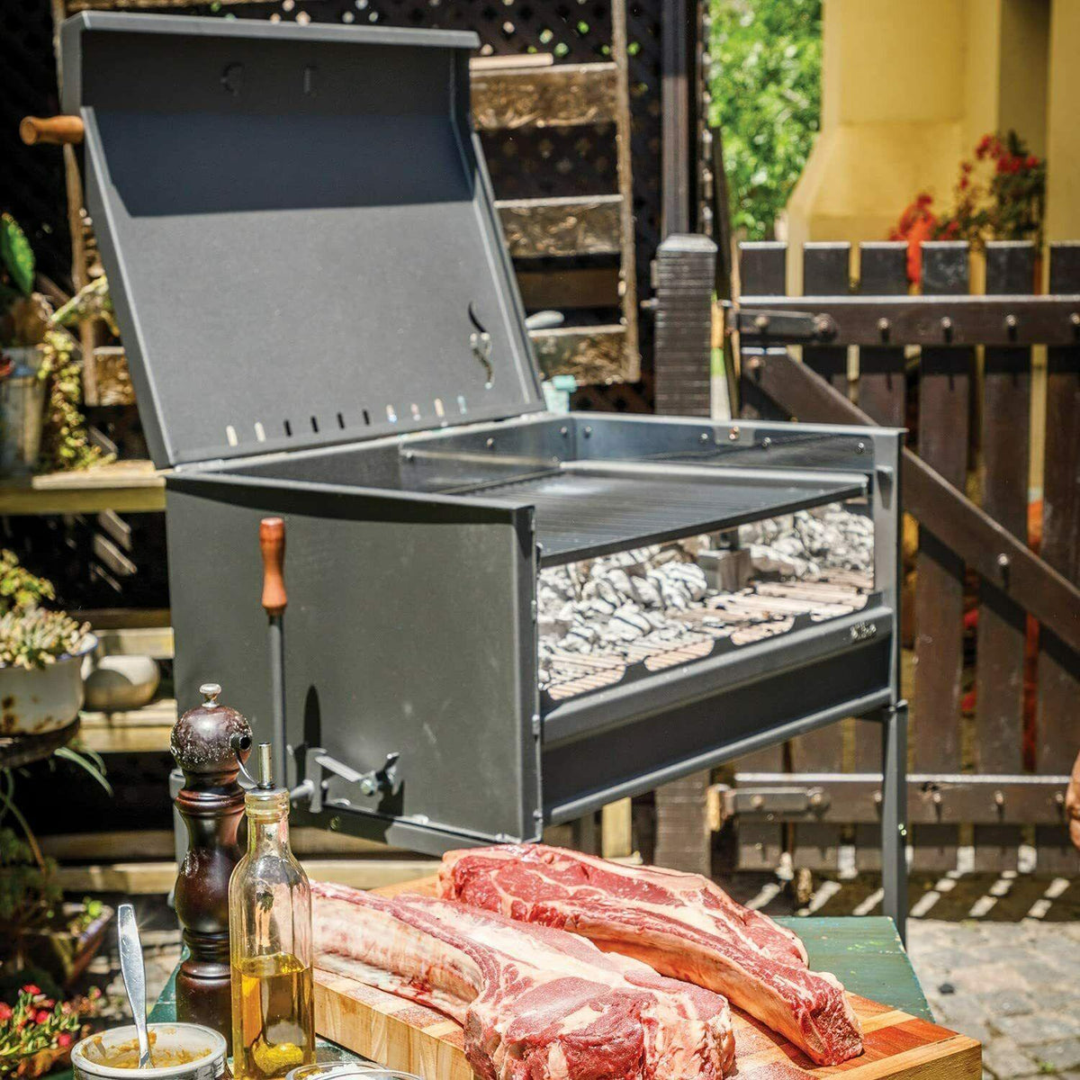 Nuke Pampa 30-inch Argentinian-Style Gaucho Outdoor Grill - PAMPA02