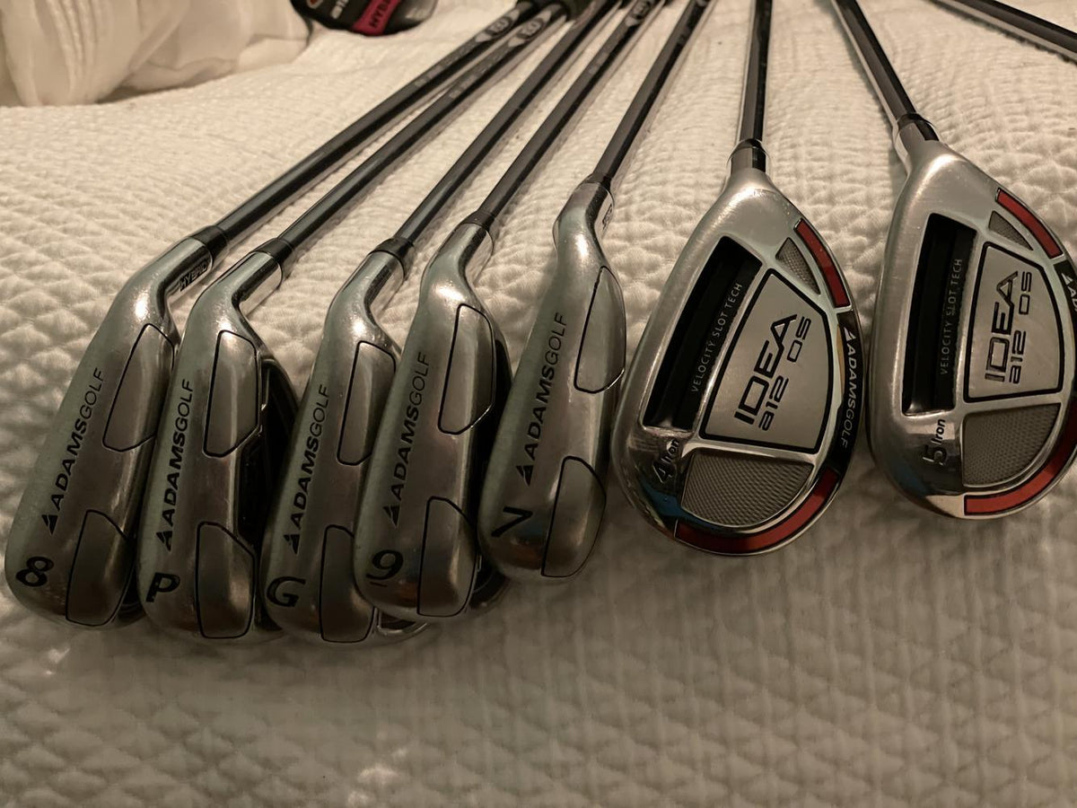 Used Men's Adams Right Handed Iron Set Regular Flex Graphite Shaft