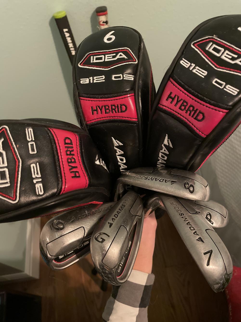 Used Men's Adams Right Handed Iron Set Regular Flex Graphite Shaft