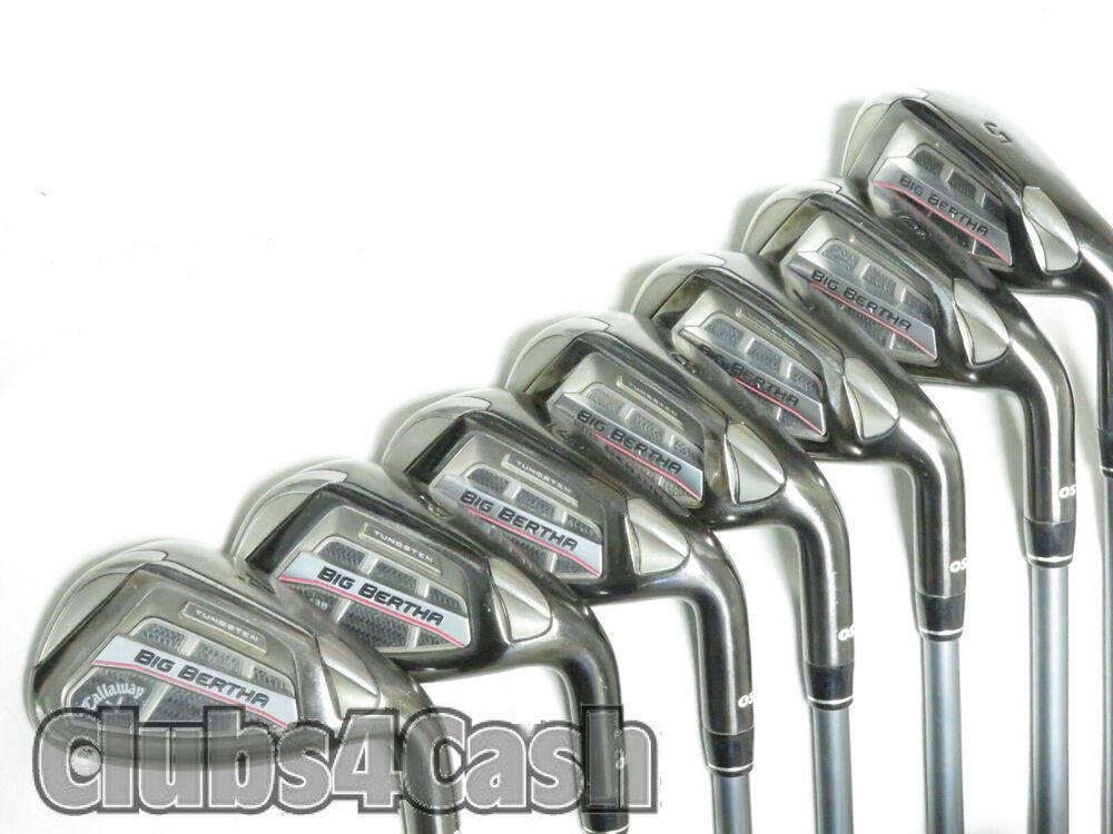 Callaway 2017 Big Bertha OS Irons Ozik Program 55-A Flex 5-P,A SENIOR +1/2"