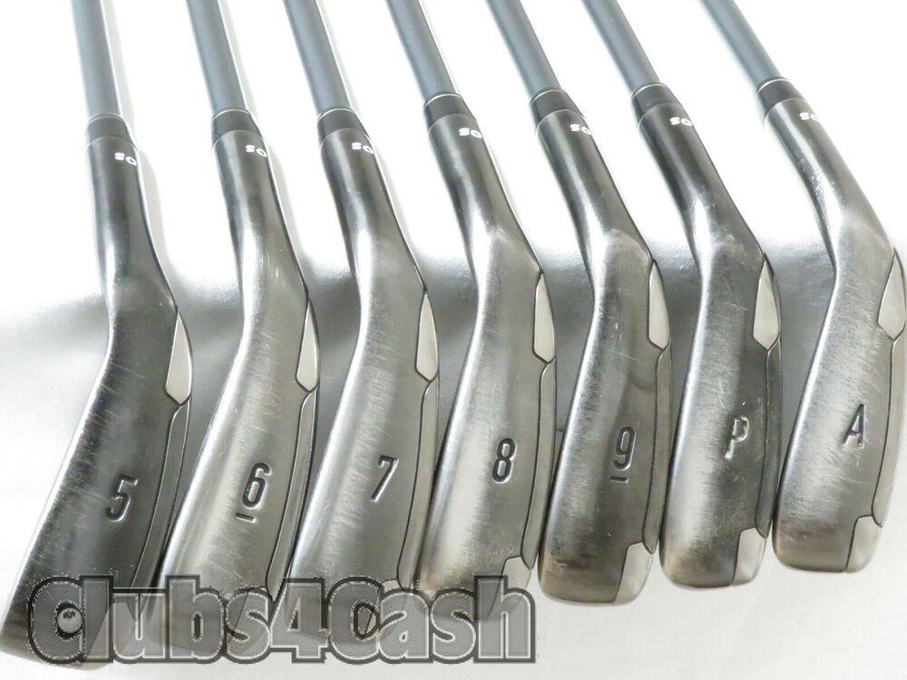 Callaway 2017 Big Bertha OS Irons Ozik Program 55-A Flex 5-P,A SENIOR +1/2"