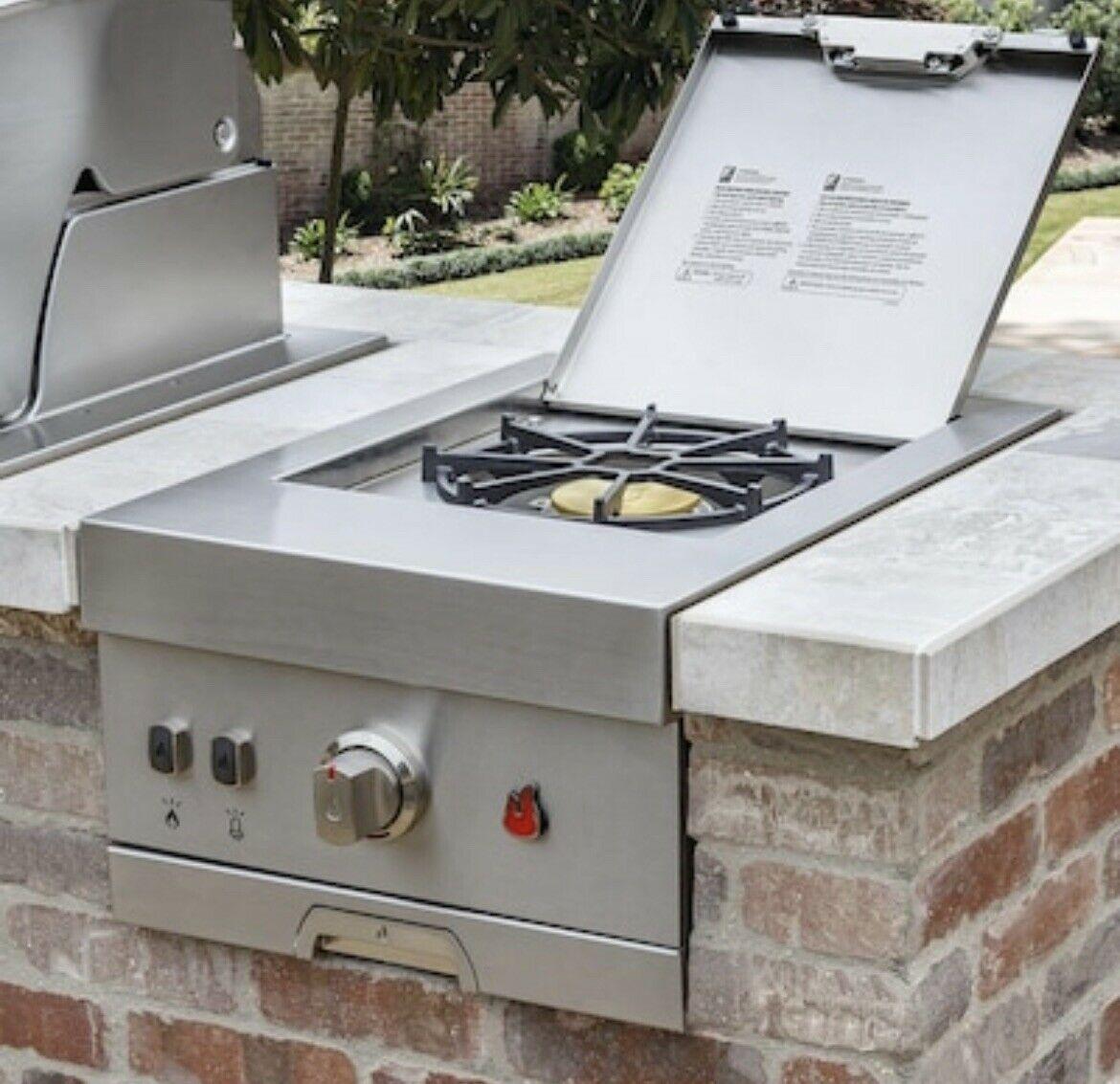 Char-Broil Medallion Built-In Side-Burner Stainless-Steel Grill-Insert 1139088