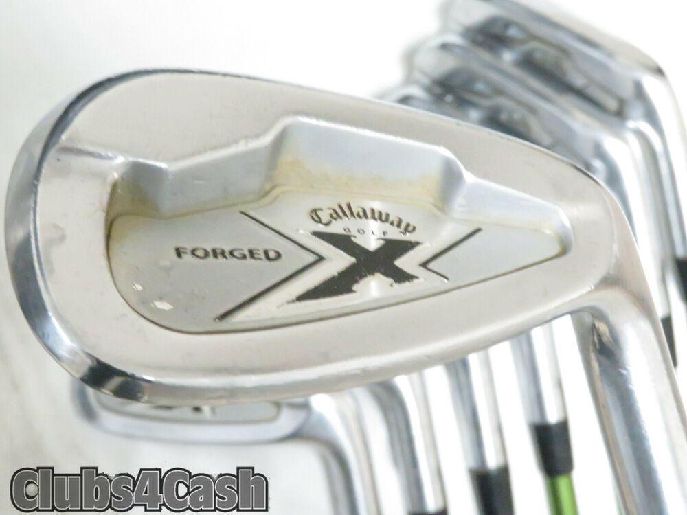 Callaway X Forged Irons 2007 Graphite Aldila NV 85-R Regular Flex 3-P +1/2" TALL