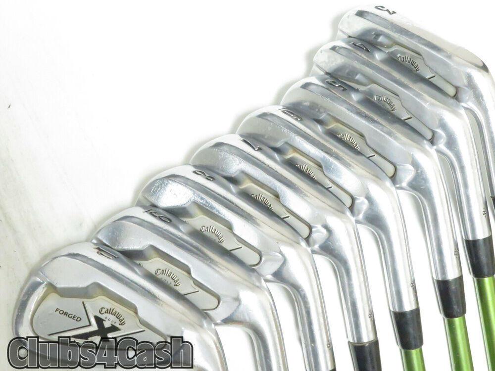 Callaway X Forged Irons 2007 Graphite Aldila NV 85-R Regular Flex 3-P +1/2" TALL
