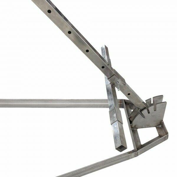 Titan Great Outdoors Asado Cross Adjustable Base Steel 150 lb. Capacity