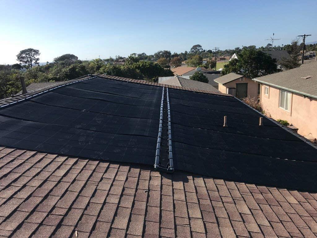 SolarPoolSupply Industrial Grade DIY Solar Pool Heating System Kit - Lifetime Limited Warranty - Strapless Mounting Design [7-4x7.5/210 Square Foot Coverage]
